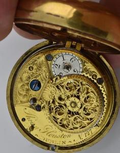 MUSEUM Doctor's Skull Memento Mori Verge Fusee pocket watch by Shean Houston#127