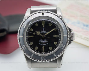 Tudor Vintage Submariner 7016/0 7016 Rose Logo Dial 1968 Combat-Worn in Vietnam