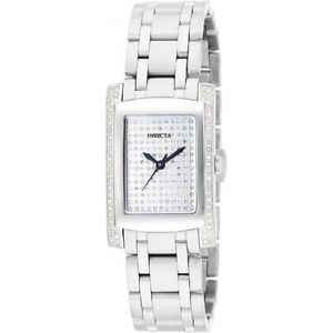 Invicta 15629 Womens Pave Dial Analog Quartz Watch with Stainless Steel Strap