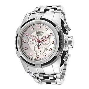 Invicta Bolt 14064 Mens Silver Dial Quartz Watch with Stainless Steel Strap
