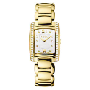 NEW Ebel Brasilia Mini 18K Yellow Gold Diamond Women's Watch 1215613