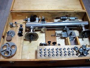 Rare Watchmakers lathe - 8mm G Boley - quality German lathe Long WW 40 cm