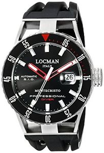 Locman Italy Men's 051300KRBKNKSIK Montecristo Professional Divers Automatic