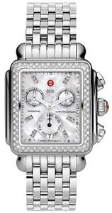 Michele Deco Day 33mm Steel Quartz Women's Watch MWW06P000099