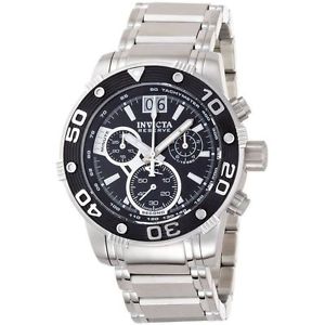 Invicta 0760 Mens Quartz Watch with Stainless Steel Strap