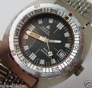 Vintage original Scuba Doxa 300T sharkhunter 43x45mm Eta 2783 automatic watch