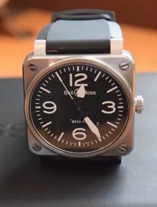 Bell & Ross BR 03-92 BR0392 Steel Wrist Watch for Men