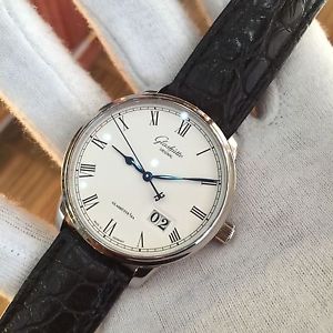 NEW! Glashutte Original Senator Panorama Date Mens Watch 100-03-32-42-04