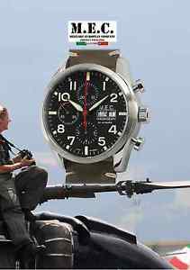 Men's Military Watch Chronograph Mechanic Automatic Stainless Steel Sport New