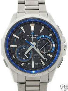 Auth CASIO Oceanus OCW-G1000-1AJF Titanium Solar Quartz Men's watch