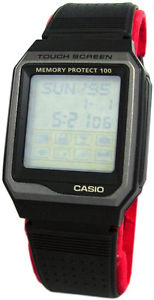Casio Memory Protect 100 touch screen 1553 VDB-100 LCD Uhr vintage men watch