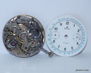 Movimento Monopulsante GSW Ponte Marcato Rolex Con Quadrante Non Completo