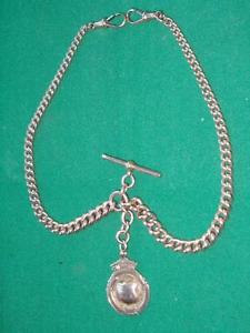 ANTIQUE 9CT ROSE GOLD GRADUATED DOUBLE ALBERT POCKET WATCH CHAIN TBAR FOB 61.4 G
