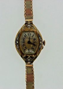 WOW T. Moser Victorian 14k Yellow & Rose Gold & Diamond Watch Circa 1900s
