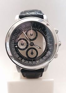 VERY BEAUTIFUL GENTS PRISTINE CONDITION QUINTING MYSTERIOUS QSS8 CHRONOGRAPH