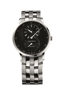 Louis Erard Men's 50232AA02.BMA35 Excellence Black Dial Stainless Steel Watch