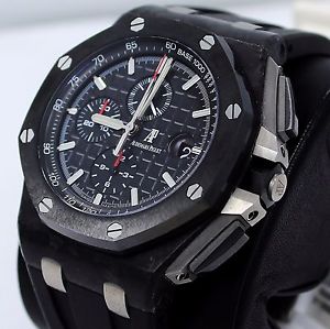 AUDEMARS PIGUET ROYAL OAK OFFSHORE CARBON BLACK DIAL *MINT* 26400AU.OO.A002CA.01