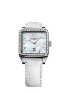 Louis Erard Women's 20700SE04.BAV10 Emotion White Leather Diamond Watch
