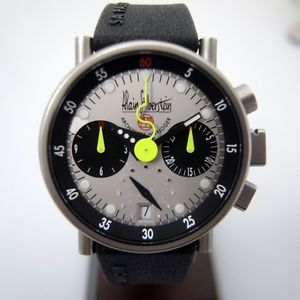 Alain Silberstein Krono A Chronograph Watch 500 Limited Edition Gray W/Box