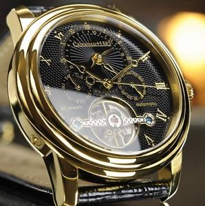 VK: 1.490,- Euro !!  Calvaneo 1583 EVIDENCE GOLD BLACK LUXUS AUTOMATIK UHR