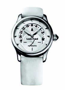 Louis Erard Women's 92600AA01.BDV12 Emotion Automatic White Patent Leather Watch