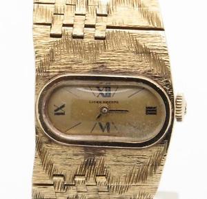 Lucien Piccard Vintage Solid 14K Yellow Gold Lady's Timepiece