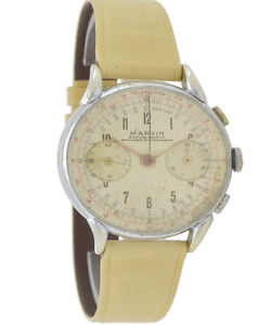 Vintage Marvin Mechanical Chronograph Watch Landeron Movement WatchXperience UK
