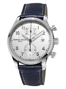 Frederique Constant Runabout Leather & Steel Chronograph Men's Watch FC393RM5B6