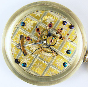 AURORA 17 RUBY JEWEL GRADE 10 RARE TOP GRADE POCKET WATCH