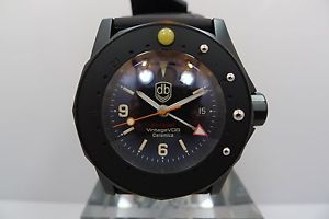 VINTAGE VDB 2013 CERAMIC GMT PVD 45MM LIMITED RARE 3 STRAPS MINT 500M