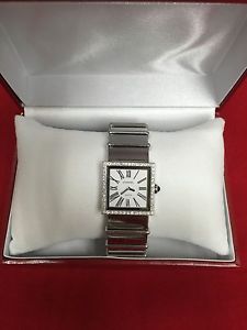 Authentic Chanel Mademoiselle Diamonds Woman's Stainless Steel Watch