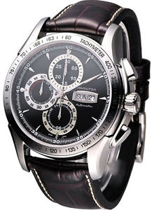 Hamilton Jazzmaster Lord Chronograph Leather Auto Men Watch H32816531 New in box