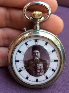 ANTIQUE OTTOMAN TURKISH ROSKOPF POCKET WATCH AHMET MUHTAR PASHA