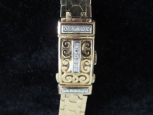 Vintage Carl Bucherer Ladies HEAVY 18K Diamond Bracelet Watch BEAUTIFUL 57.3g!