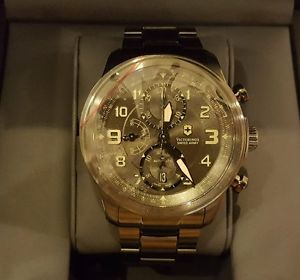 Victorinox Swiss Army Infantry Vintage Chrononograph 241460 Automatic Mens Watch