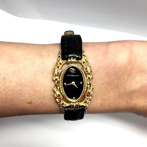 CARRERA Y CARRERA 18K Solid Yellow Gold Ladies Watch w/ Diamonds & Rubies