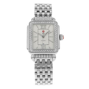 Michele Signature Deco MWW06T000055 Acier Inoxydable Quartz Montre Femmes