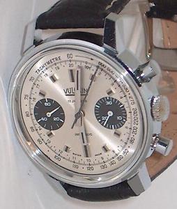 Vulcain Very Rare Large Case Vintage Swiss Made Chronograph For Men - Ref 1407