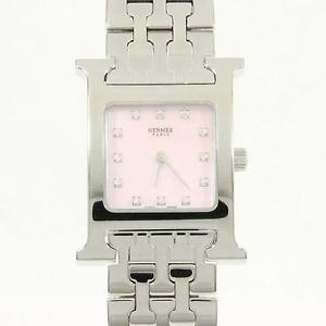Authentic HERMES HH1.210 H Watch  Quartz  #260-001-489-3209