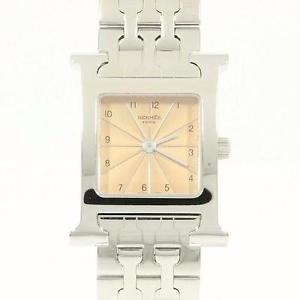 Authentic HERMES HH1.210 H Watch Quartz  #260-001-610-7700