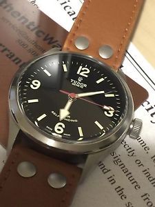 Tudor Heritage Ranger Swiss Watch Automatic Brown Leather Mens  79910
