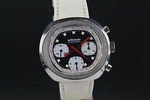Wittnauer Professional Panda Valjoux 72 Chronograph Vintage RARE