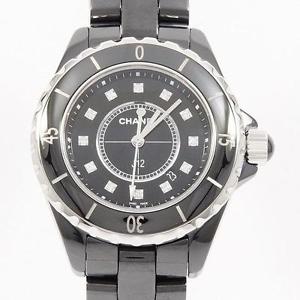 Authentic CHANEL H1625 J12 33mm Ceramic 12P Quartz  #260-001-490-2277