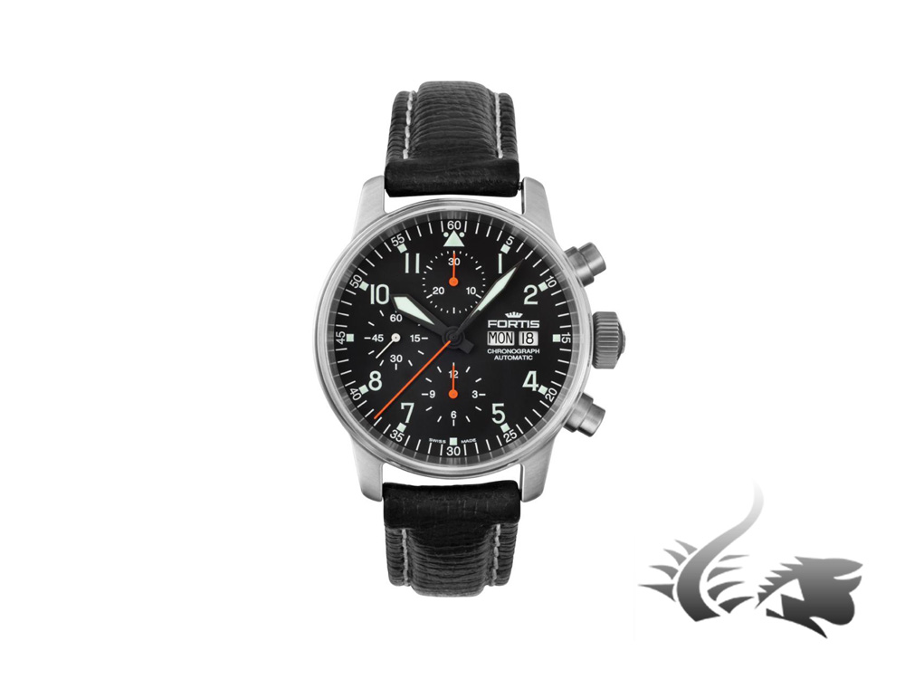 Fortis Flieger Classic Chrono Automatic Watch, ETA 7750, 40 mm, 597.11.11 L