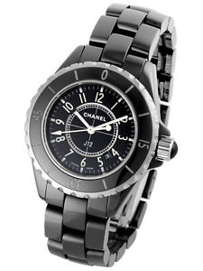 Chanel H0682 J12 Black Ceramic Quartz 33 mm Ladies Watch !