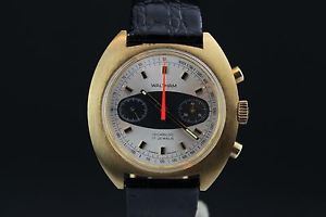 Vintage Waltham Surfboard Chronograph Valjoux 7733 New Old Stock Watch NOS