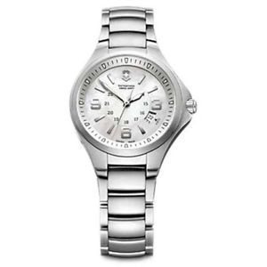 Victorinox Swiss Army White Dial Stainless Steel Quartz Ladies Watch 249022