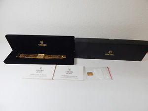 18k Concord Centurion Men’s Watch 80 Grams Yellow Gold 5081618A7 box/papers