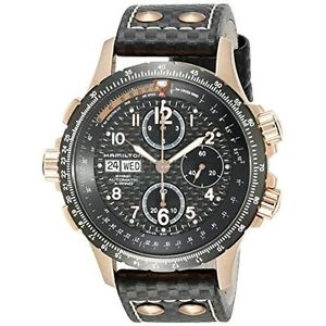 Hamilton Men's H77696793 Khaki X Black Dial Watch