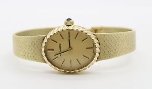 Vintage Movado 14k Yellow Solid Gold Case and Band Swiss Made Women's Watch
